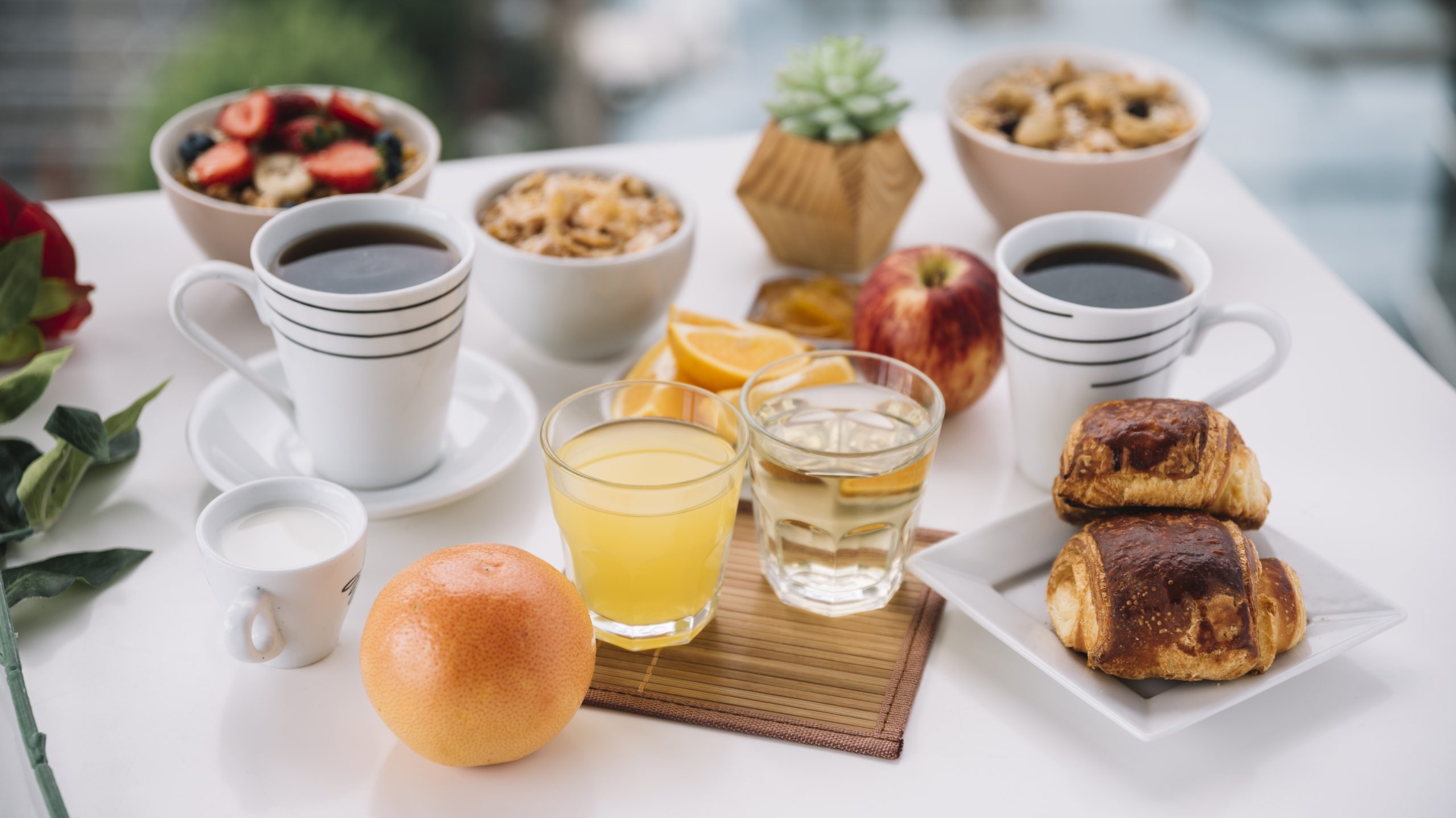 Petit-déjeuner à l'Hôtel de l'Océan